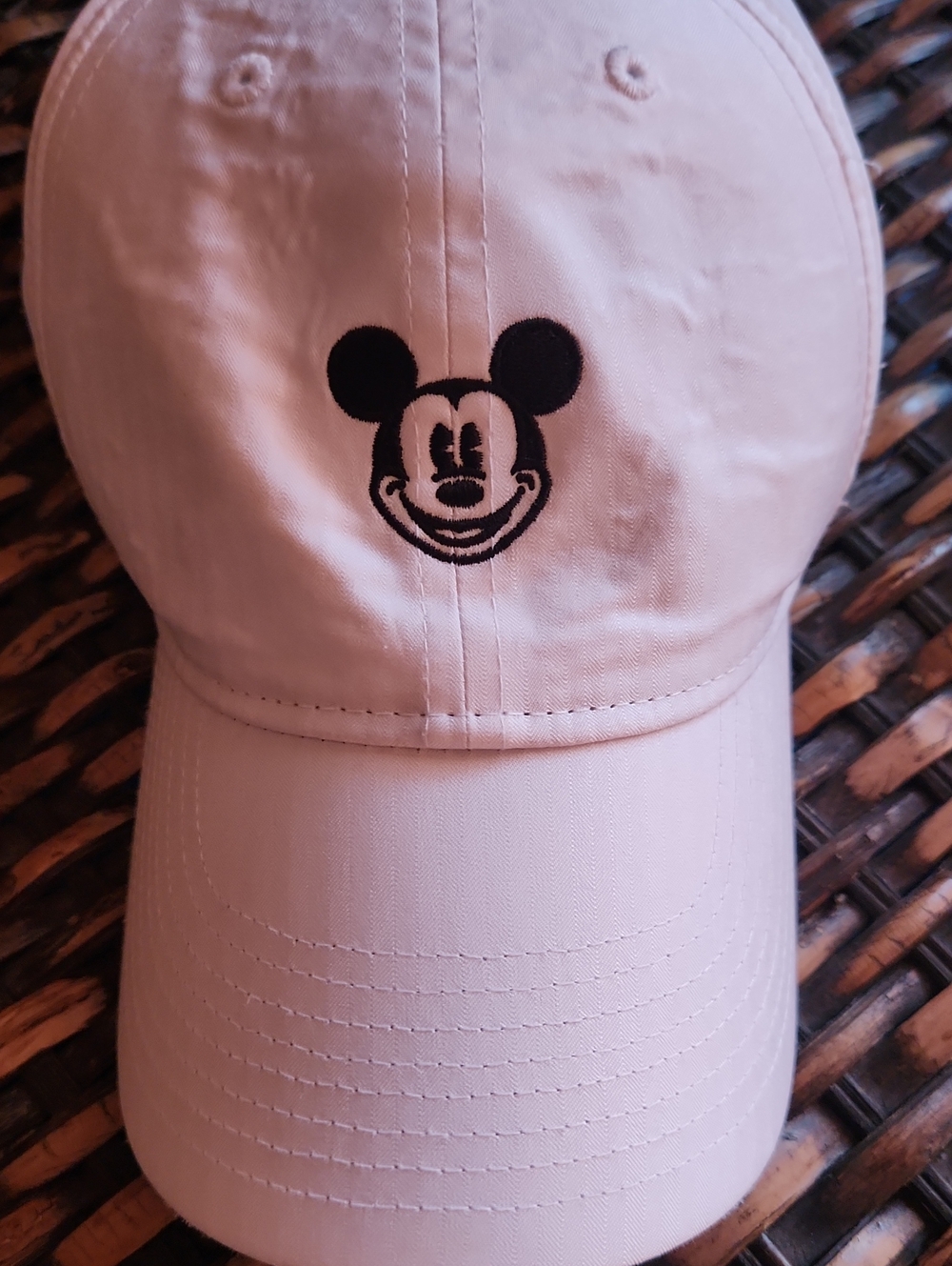 Disney Nike White Dri-fit Featherlight Baseball Cap